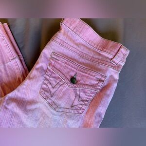 Mossimo Supply Co. Pink Skinny Jeans with Back Pocket Stitching